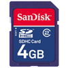 Sandisk 4GB Standard SD & SDHC Flash Card SDSDB-4096-A11